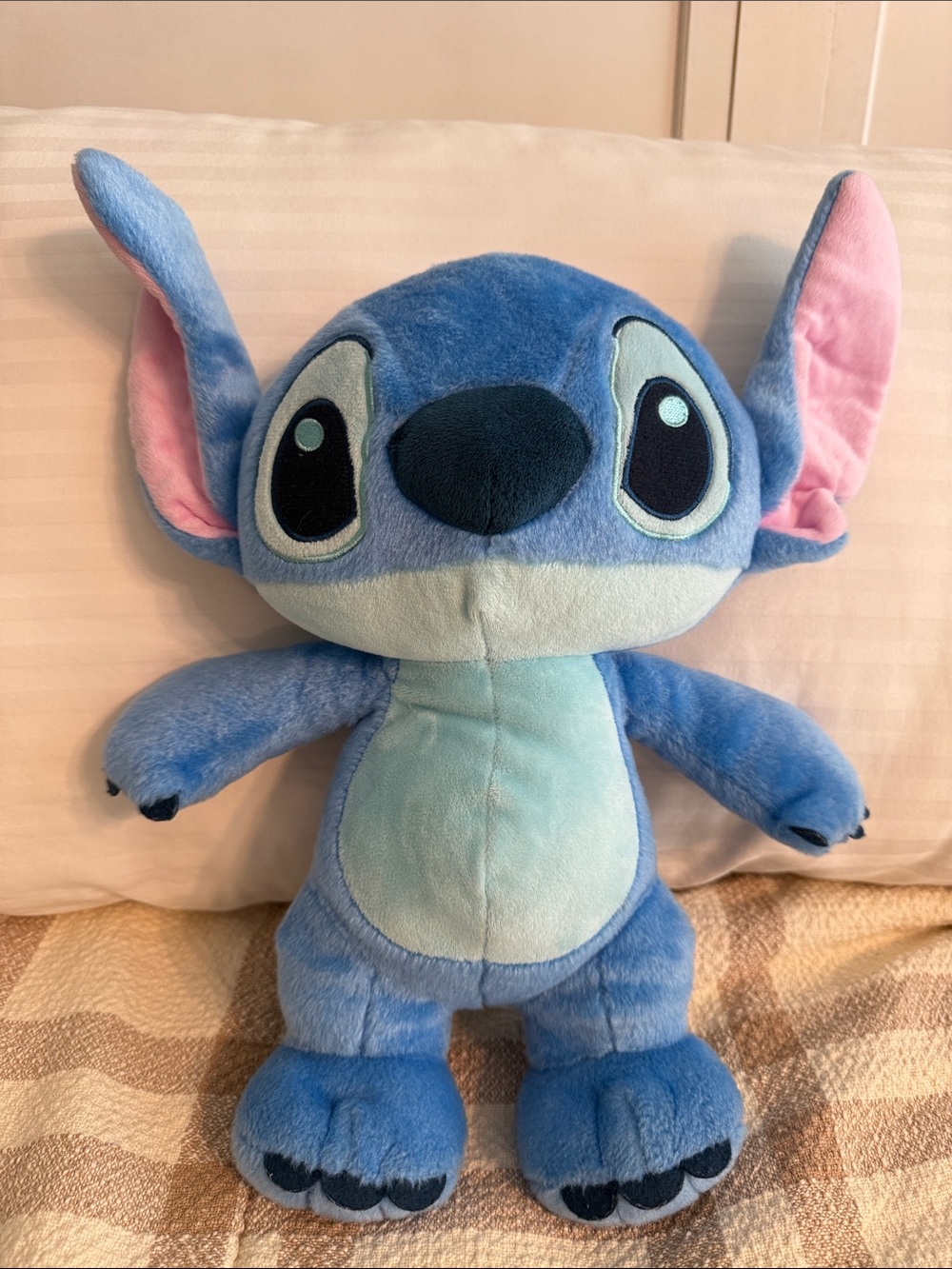 Disney Blue & Pink Stitch Plush Stuffed Animal